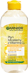 Opakowanie płynu micelarnego z witaminą C od Garnier