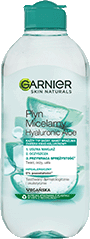 Opakowanie płynu micelarnego Hyaluronic Aloe od Garnier
